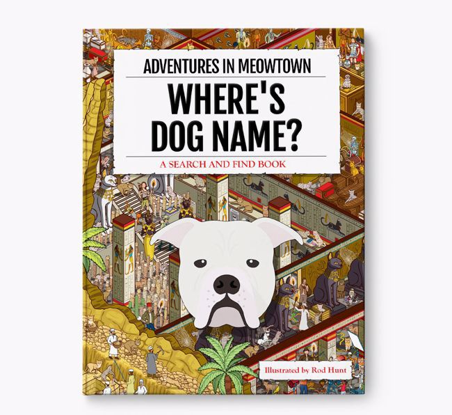 Personalised Johnson American Bulldog Book: Where's Johnson American Bulldog? Volume 2